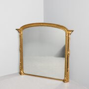 Exceptional Giltwood Regency Overmantel Mirror 
