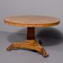 Exhibition Quality Burr-Elm Breakfast Table