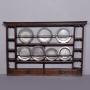 George 3rd Wall-Mounted Oak Plate Rack/Dresser 