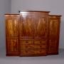 George III Breakfront Mahogany Wardrobe