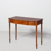 George III Mahogany Break-Fronted Side Table