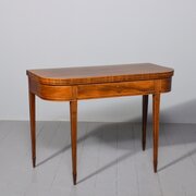 George III Scottish Mahogany Foldover Tea Table