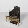 George III Style Serpentine Fronted Fire Grate 