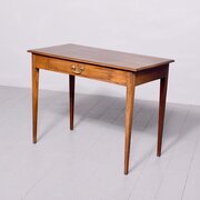 George III Mahogany Side Table With Frieze Drawer