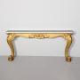 George IV Marble-Topped Gilt Console Table 