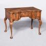 George I Style Figured Walnut Side Table or Desk