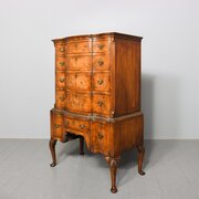 George I Style Walnut Chest On Stand