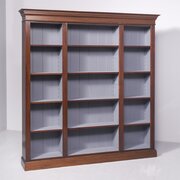 GeorgianStyle Tall Mahogany Open Bookcase