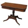 Georgian Mahogany Foldover Tea Table