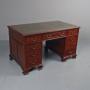 Georgian Style Mahogany Kneehole Desk