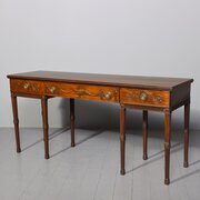 Georgian Carved Mahogany Hall Or Side Table