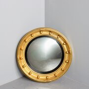 Gilded Convex Mirror