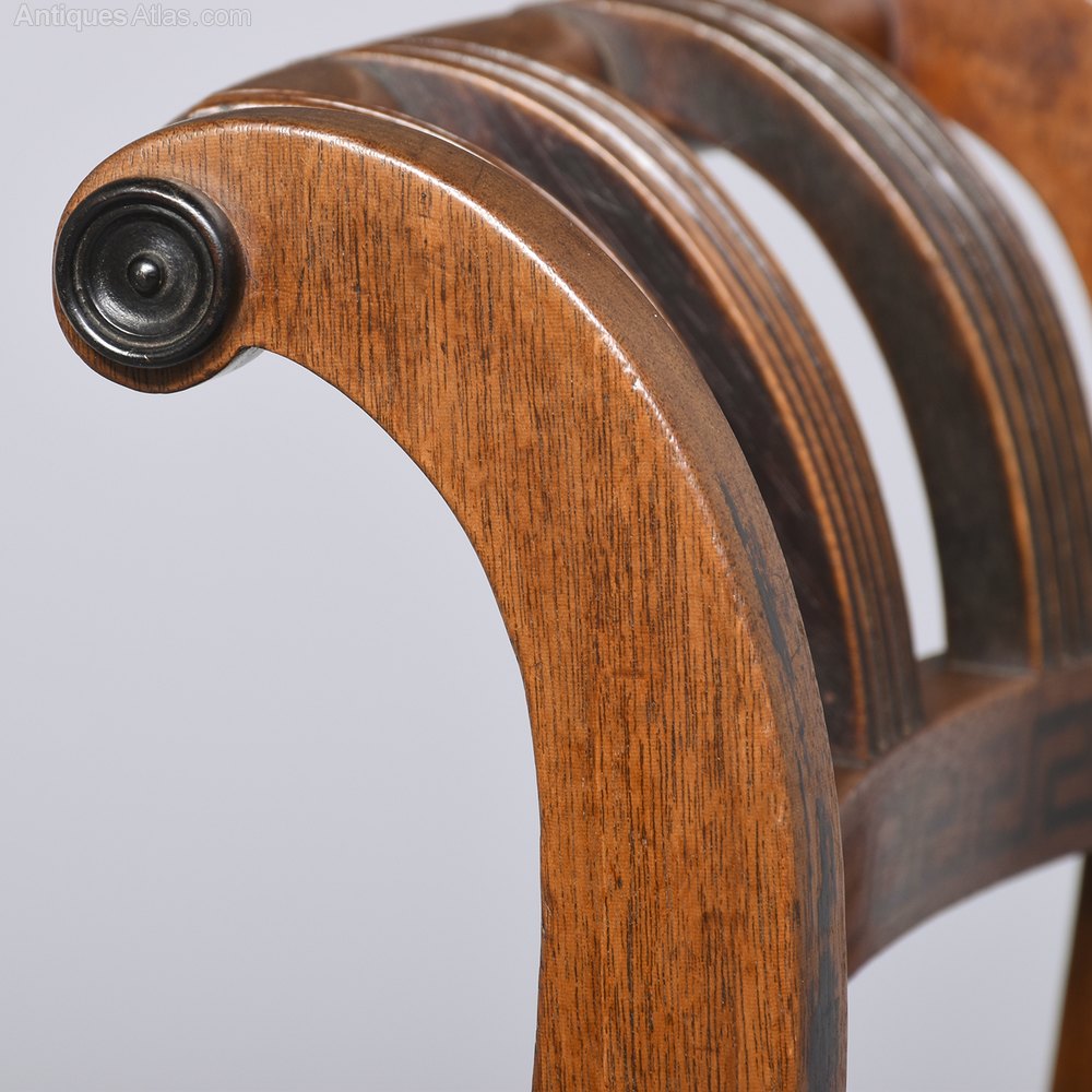 Grecian Mahogany Hand Chairs Antiques Atlas
