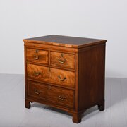 Inlaid Mahogany Regency-style Chest Of Drawers