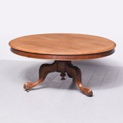 Large Circular Victorian Coffee Table