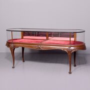 Large Mahogany And Glazed Display Cabinet