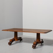 Large Regency Rosewood Coffee Table