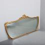 Large Shaped Gilded Overmantle Mirror