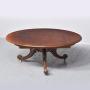 Large Victorian Circular Low  Coffee Table  