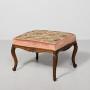 Large Walnut Victorian Stool