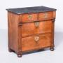 Late Victorian French Walnut Chest Of Drawers