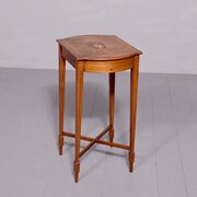  Late Victorian Sheraton-style Inlaid Side Table