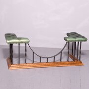 Leather Upholstered Club Fender