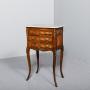 Louis XV style marble top neat-sized side table