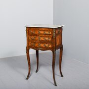 Louis XV Style Marble Top Neat-sized Side Table