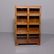 Mahogany Four Section Bookcase by Minty Ltd