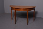 Mahogany George III Demi-lune Hall Or Side Tables.