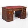 Mahogany Victorian Breakfront Partner’s Desk