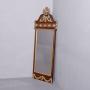 Mahogany and gilded Swedish Pier mirror