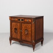 Mahogany And Satin Birch Dutch Commode