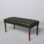 Mahogany Framed Regency Long Bench / Stool