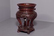 Meiji Period Carved Jardinire