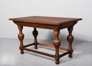 Mid-Victorian Rectangular Oak Table