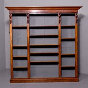 MidVictorian mahogany open bookcase