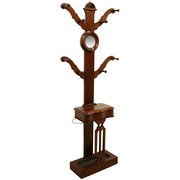Mid Victorian Mahogany Hall Stand