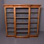 Mid Victorian tall, 3-section open bookcase 