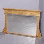 Neat size Regency Gilded Overmantel Mirror