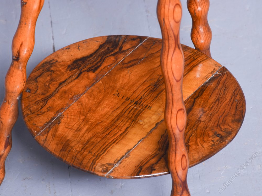 Olive Wood Occasional Table Antiques Atlas