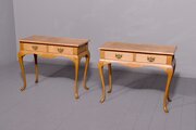 Pair of Light Oak Side Tables
