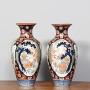 Pair of Meiji Period Imari Vases