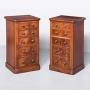 Pair of Neat-Sized Victorian Chest of Drawers