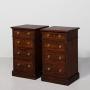 Pair of Victorian chests of drawers / bedside locker