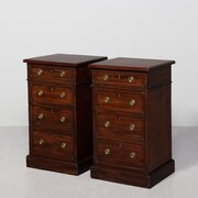 Pair Of Victorian Chests Of Drawers / Bedside Locker