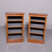 Pair Of Victorian Mahogany Open Bookcases
