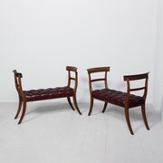 Pair Of William 4th Mahogany Window Seats 