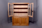 Pitch Pine Aesthetic Movement Two Door Bookcase